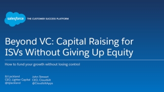 Beyond VC: Capital Raising for ISVs Without Giving Up Equity