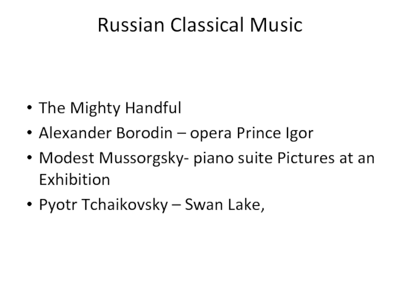 Russian Classical Music   The Mighty Handful  Alexander Borodin –