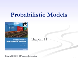 Probabilistic Models. Chapter 11