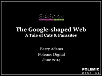The Google-shaped WebA Tale of Cats & Parasites