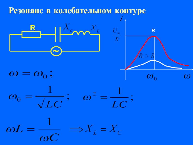 Резонанс контура. Формула резонанса колебательного контура. Резонанс в колебательном контуре. Резонансный колебательный контур.