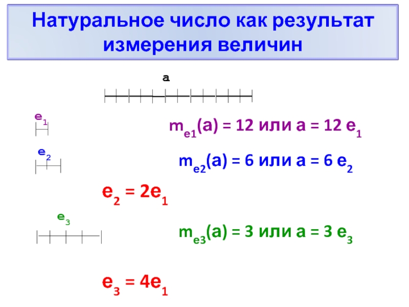 mе3(а) = 3 или а = 3 е3 mе2(а) = 6