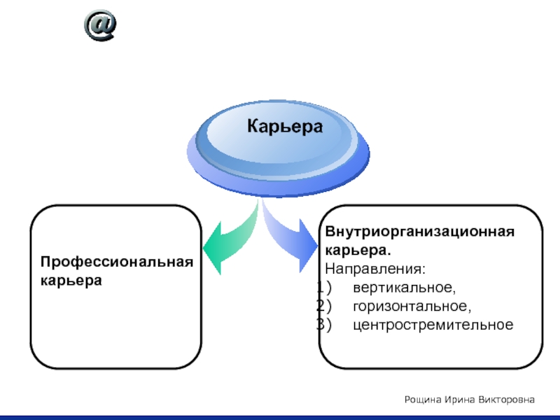 Карьера типы карьер