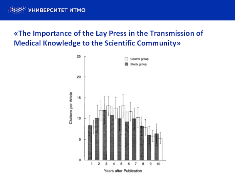 «The Importance of the Lay Press in the Transmission of Medical Knowledge to the Scientific Community»