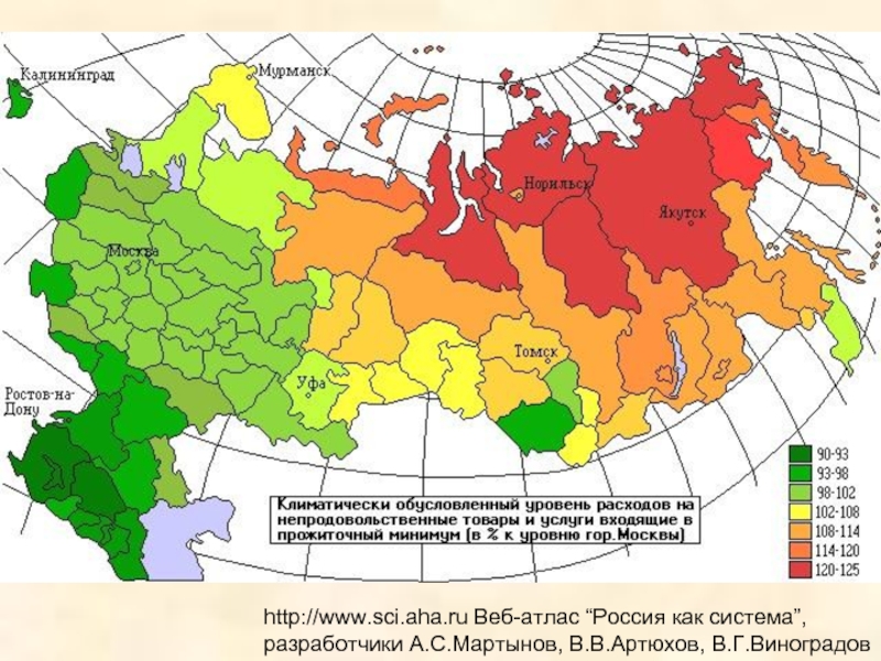 Благоприятные условия для жизни населения россии