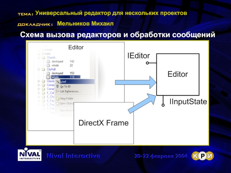 Редактор для проектов