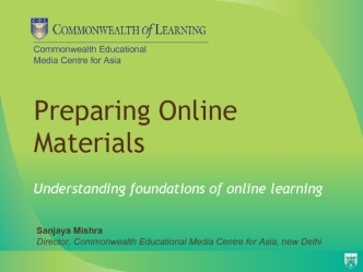 Preparing Online Materials