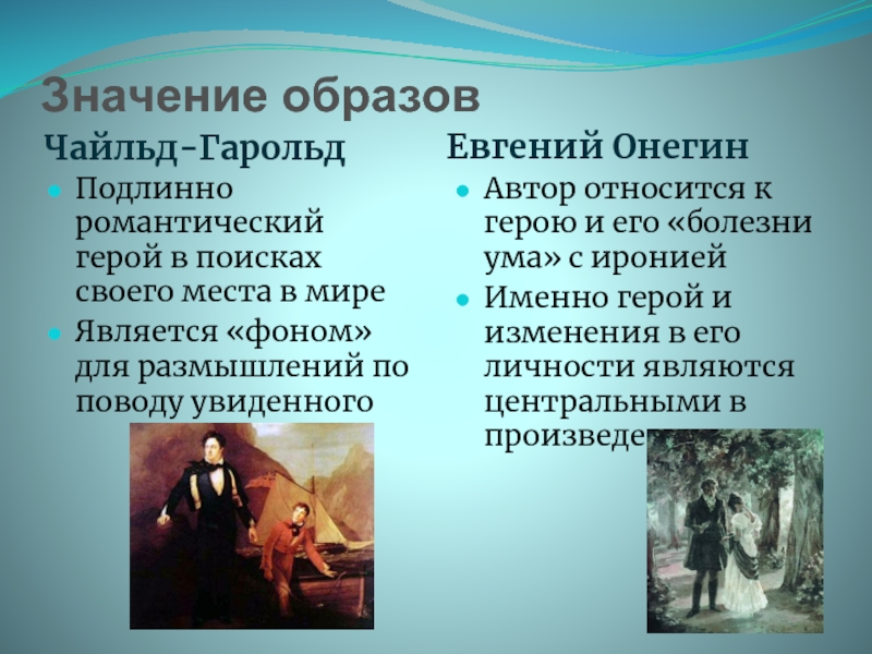 Урок байрон паломничество чайльд гарольда 9 класс