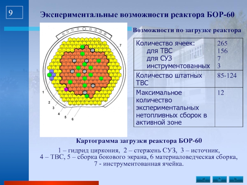 Экспериментальные возможности. ТВС реактора Бор-60. Бор-60 реактор характеристики. Активная зона реактора Бор-60. Реактор Бор 60 Димитровград.