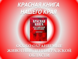 КРАСНАЯ КНИГАНАШЕГО КРАЯ