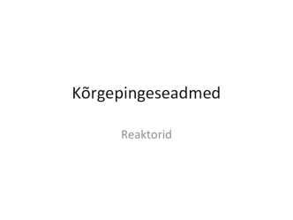 Korgepingeseadmed