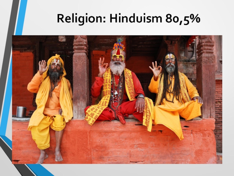 Religion: Hinduism 80,5%