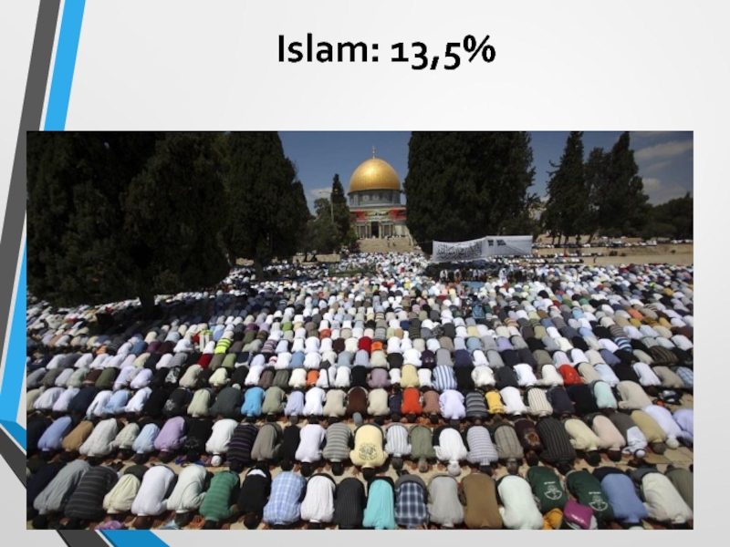 Islam: 13,5%