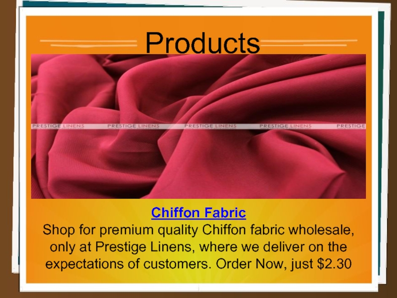 Products      Chiffon Fabric Shop for