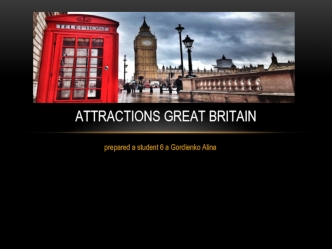 Attractions Great Britain