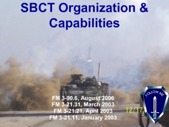 SBCT Organization & Capabilities