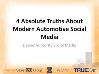 4 Absolute Truths About Modern Automotive Social Media
