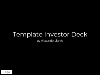 Template Investor Deck