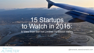 15 Startups to Watch in 2015: