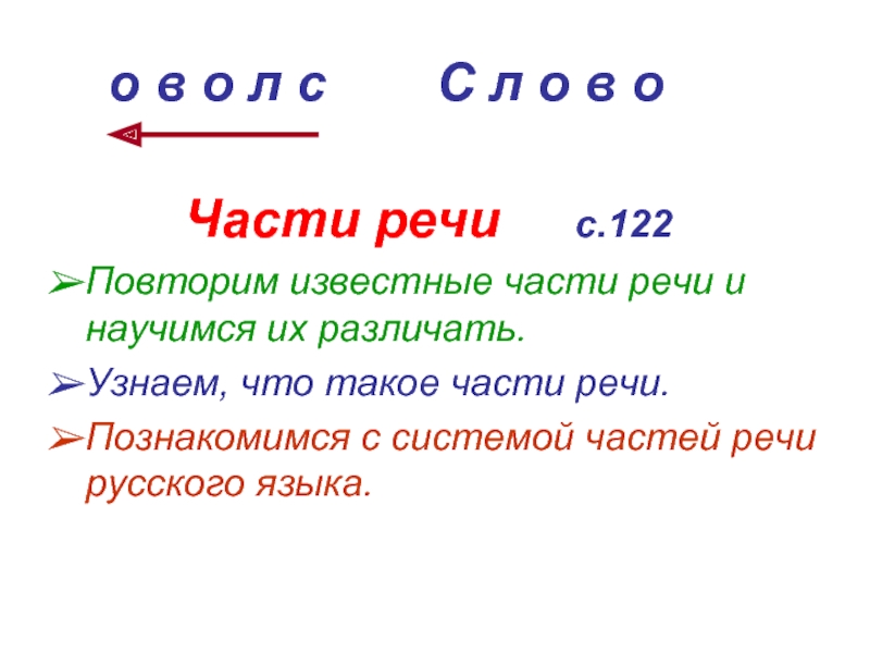 Известны части. Известна часть.