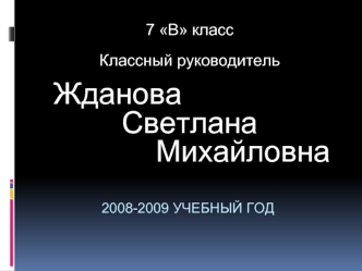 2008-2009 учебный год