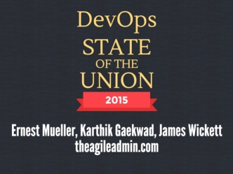 DevOps State of the Union 2015