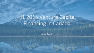Venture Capital Financing in Canada