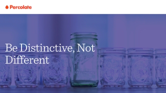 Be Distinctive, Not Different