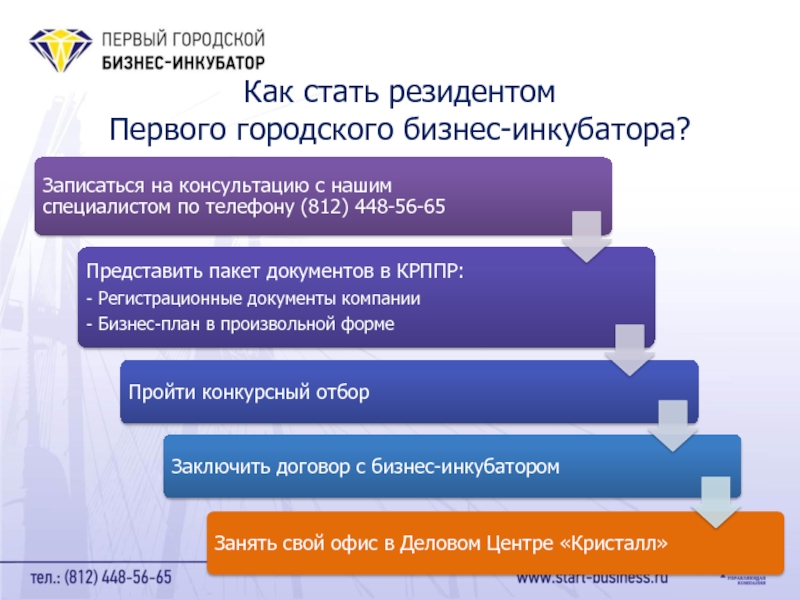 Бизнес проект бизнес инкубатор