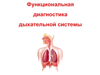 Функциональная диагностика дыхательной системы