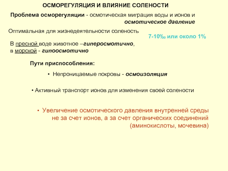 Закономерности изменения солености