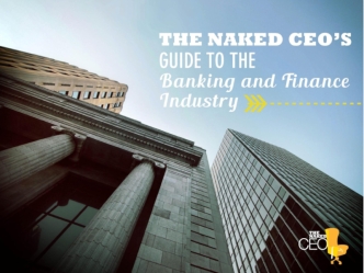 The Naked CEO’s guide to the Banking and Finance Industry