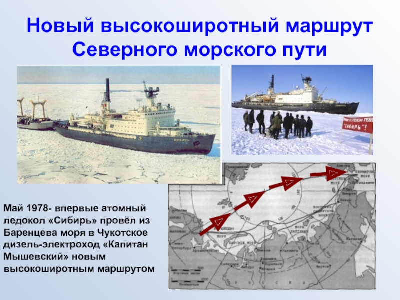 Развитие северного морского пути презентация