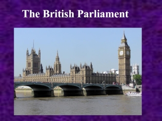 The British Parliament