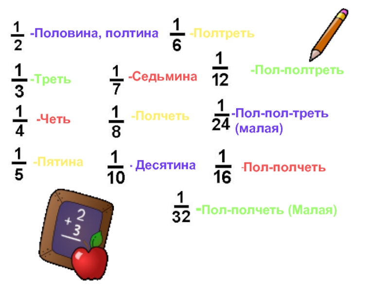 Пол треть