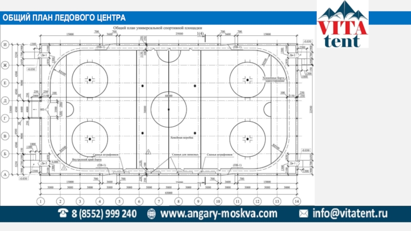 Чертеж ледовой арены