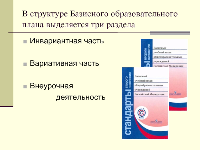 Структура базисного учебного плана. Структура программы Вдохновение. Базисный учебный план.