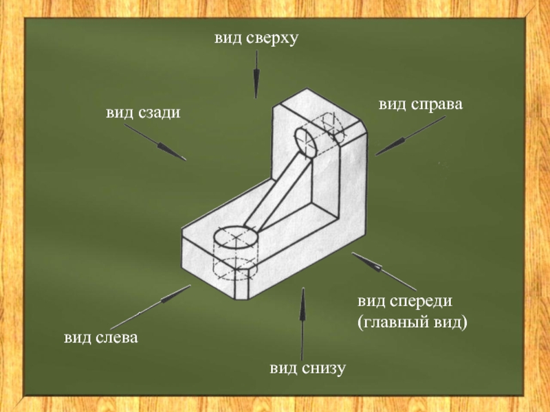 Вид справа слева сверху на чертеже