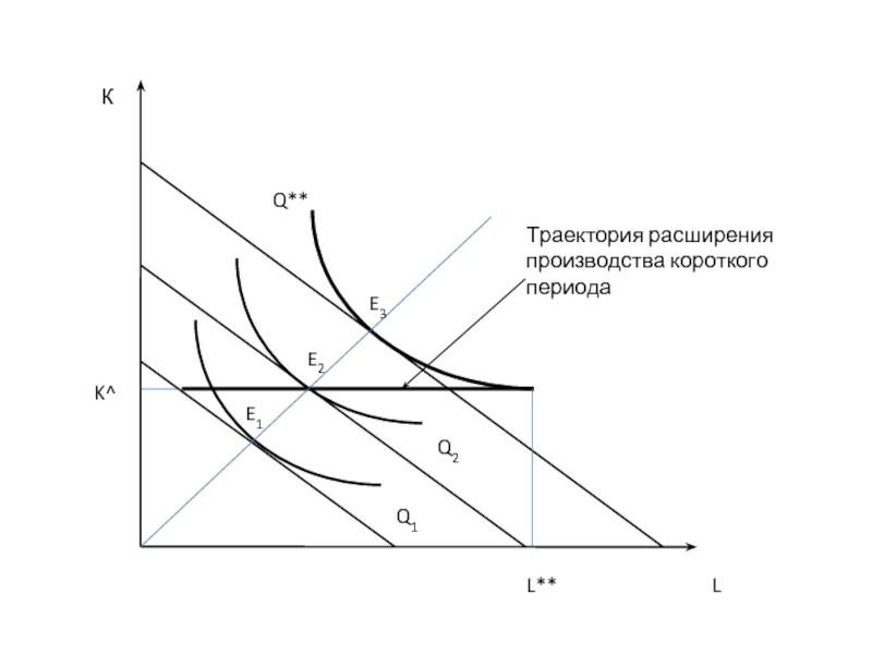 Траектория расширения производства. Производство в коротком периоде. Расширение производства. Виды расширения производства.