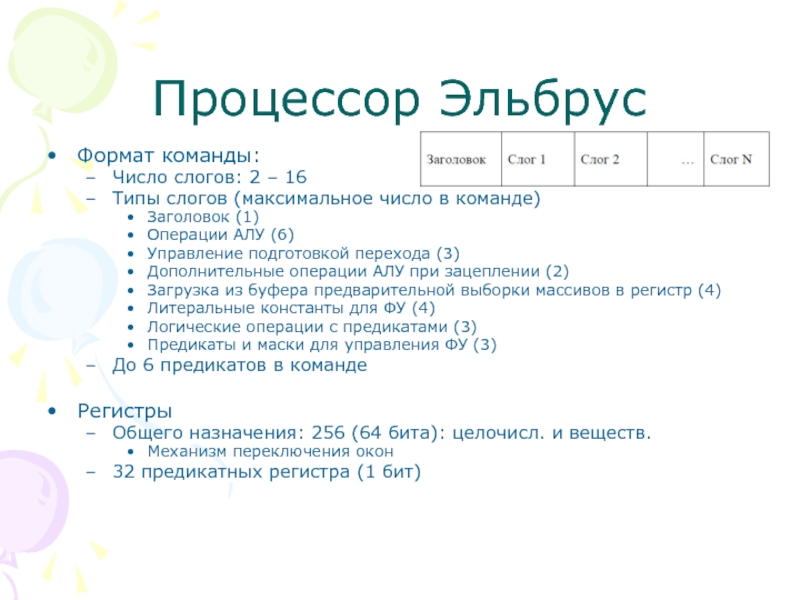 Число команд. Форматы команд процессора. Эльбрус процессор команды. Формат команды Type.