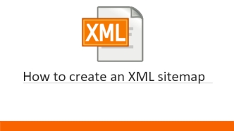 How to create an XML sitemap