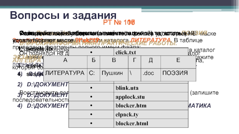 Какое из указанных имен файлов удовлетворяет маске