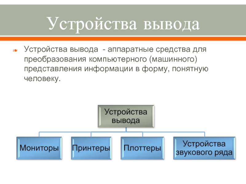 Понятная форма. Устройства - Аппаратные средства для преобразования. Устройства - Аппаратные средства для преобразования представление. Аппаратные средства вывода это.