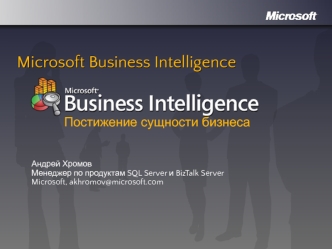 Microsoft Business Intelligence