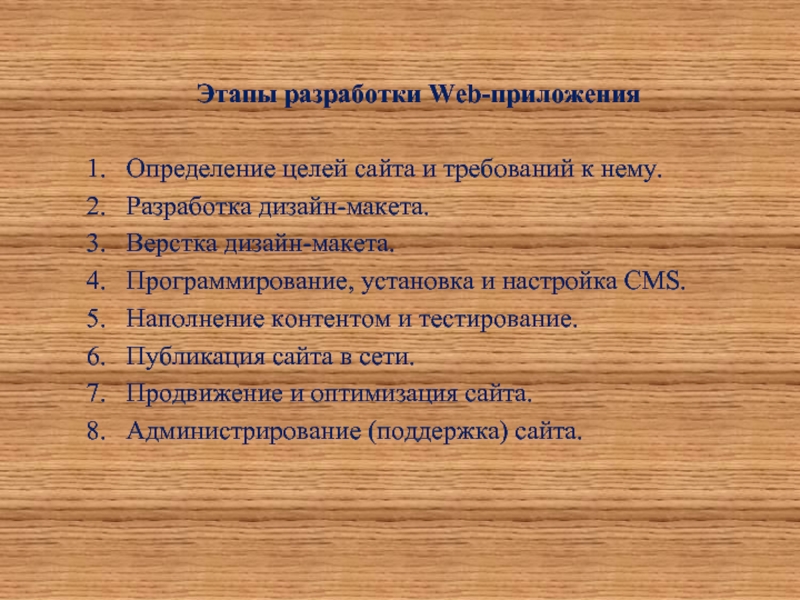 Основы разработки. Этапы разработки приложения. Этапы создания web-приложений.. Этапы проектирования веб приложения. Основные этапы веб разработки.