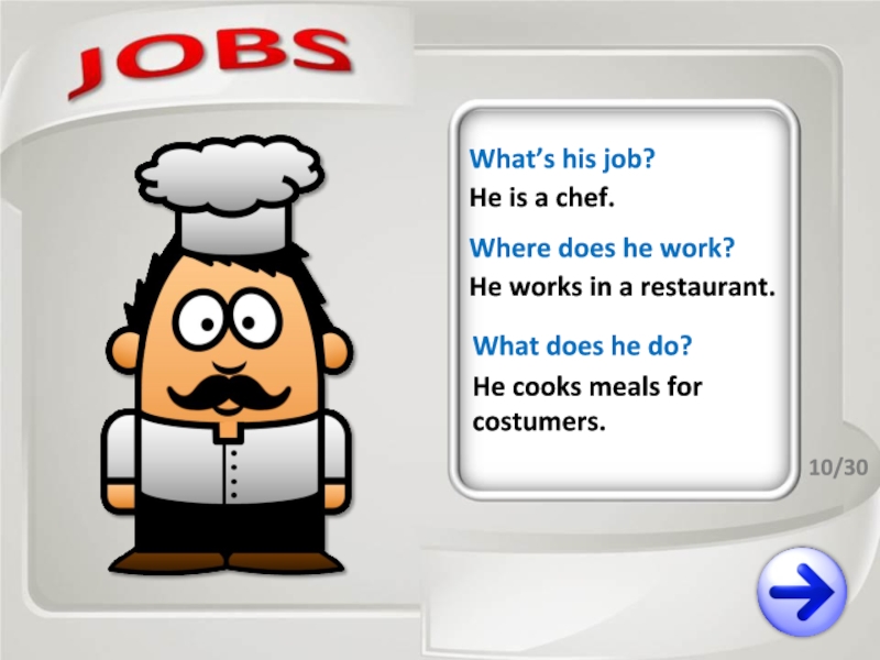 Him jobs. What is your job. What's your job. Guess the job. What's his job.