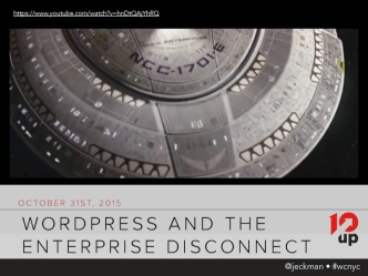 WordPress and the Enterprise Disconnect