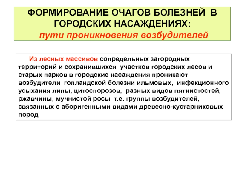 Общественные заболевания. Условия формирования очага. Формированию очаговых признаков не способствует:.