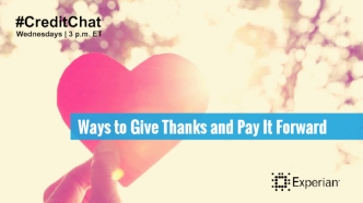 Ways to Give Thanks and Pay it Forward