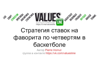 Стратегия ставок на фаворита по четвертям в баскетболе